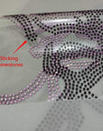 Hotfix Tape, Iron on Rhinestones Transfer Paper in Size 11" X 10Ft per Roll (11" X10Ft)