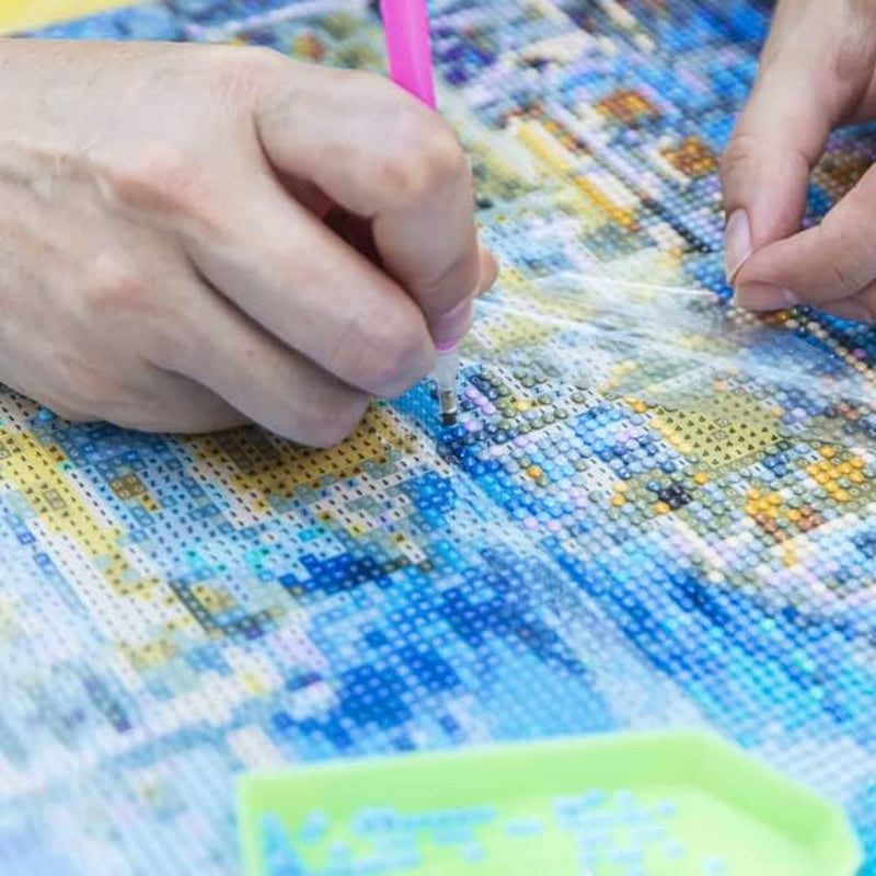 Diamond Painting Kits, DIY Diamond Art, 5D Full Drill Cross Stitch Canvas Art