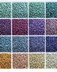 Size 2Mm 11/0 Seed Beads about 15600Pcs, Making Earring,Bracelet and Jewelry (650Pcs/Color, 24 Colors)