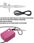 Professional 0.4Mm Nozzle Single Action Gravity Feed Airbrush