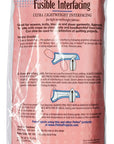 , White, PLF36 Ultra Lightweight Fusible Interfacing, 15" X 3 Yards Package