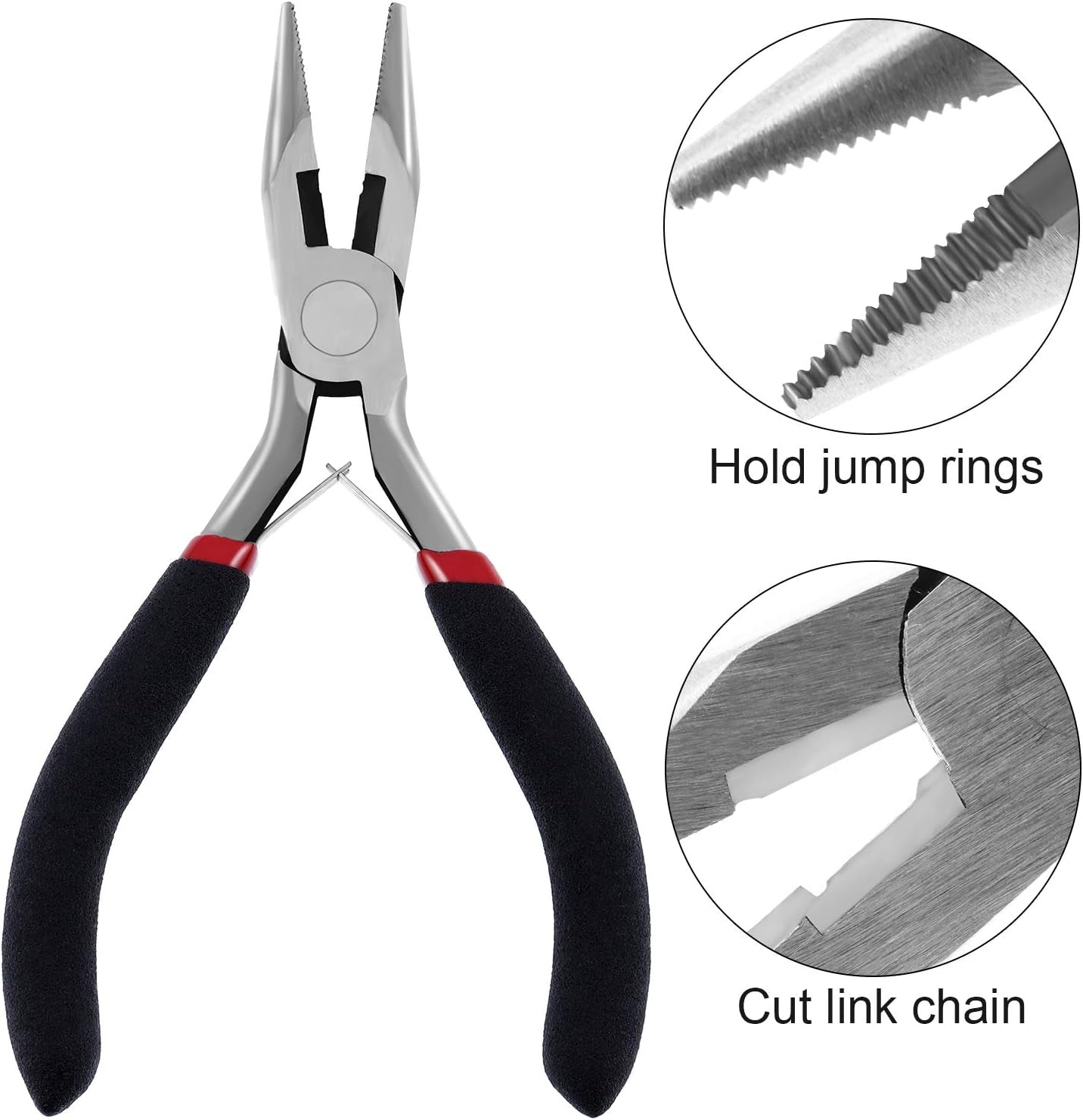 39.4 Feet 2 Mm Link Chains Necklace Chain Necklace Jewelry Plier with 30 Pieces Lobster Clasps and 100 Pieces Jump Rings for Jewelry Accessories Diy(Gold)