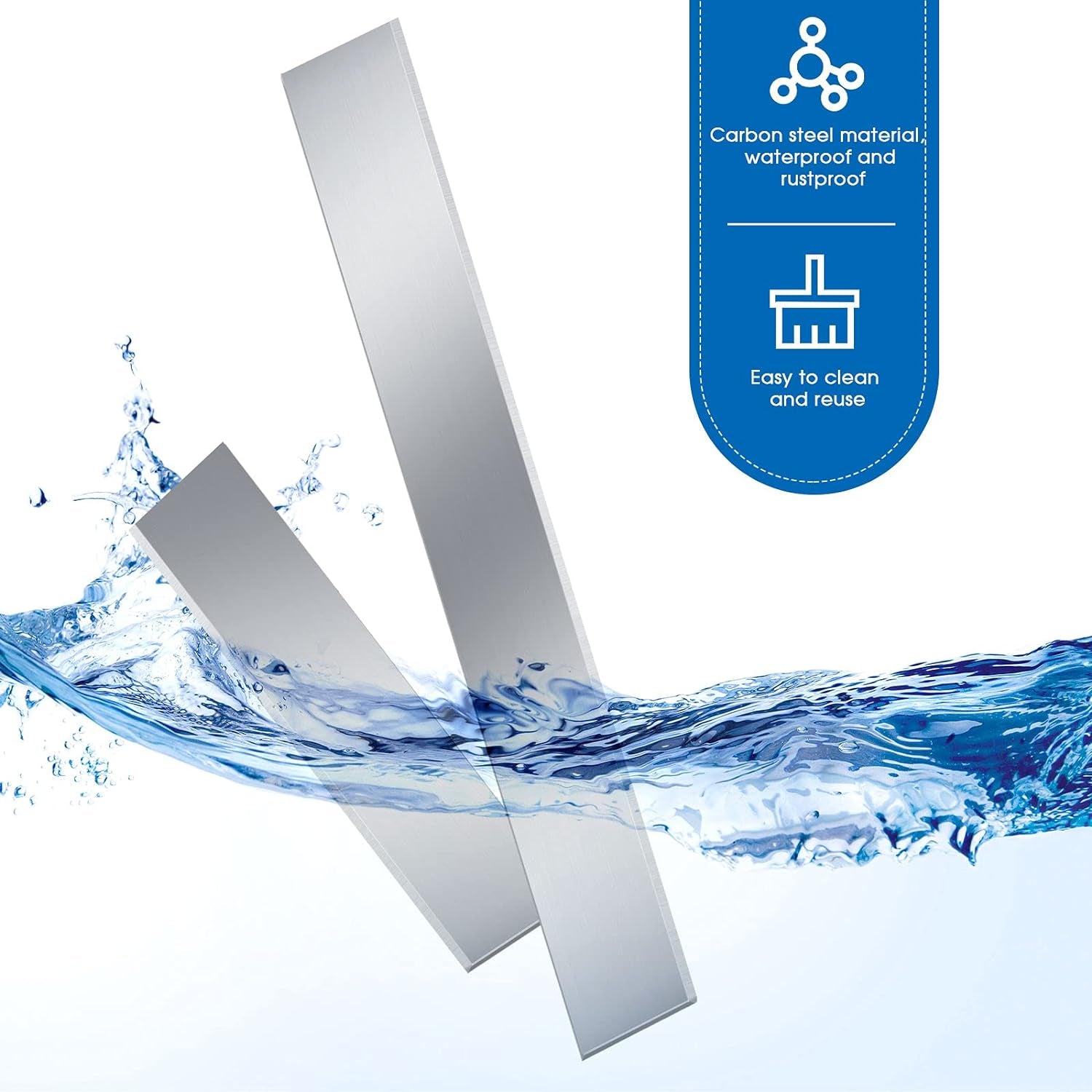 Flexible Polymer Clay Cutters 8 Inch 4 Inch Carbon Steel Blade Polymer Clay Cutting Slicing Tools for Clay DIY Shaping Modelling Sculpturing Supplies(12 Pieces)