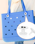 Replacement Rivets for Bogg Bag，4Pcs Bogg Bag Replacement Buttons，Large Neoprene Tote Bag Straps Standard and Oversized XL Rubber Pool Bag Repair Rivet for Women