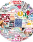 200 PCS Boho Sarcastic Stickers,Funny Stickers for Adults,Snarky, Humorous Quotes Stickers for Water Bottle,Laptop,Phone,Hard Hat,Bumper,Gifts for Adult