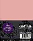 Speedy-Carve Block Printing Carving Block, Rectangle, Pink, 4 X 6 Inches (6-Pack), Linoleum for Printmaking