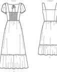 Misses' Dress Sewing Pattern Kit, Code N6692. Sizes 6-8-10-12-14-16-18