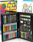 Deluxe Art Kit for Kids Art Set- Beginners Supplies 101 Piece Artist Drawing Painting Kit with Coloring Book, Art and Craft Gift Set for Boys, Girls, Ages 6 7 8 9 10 11 12