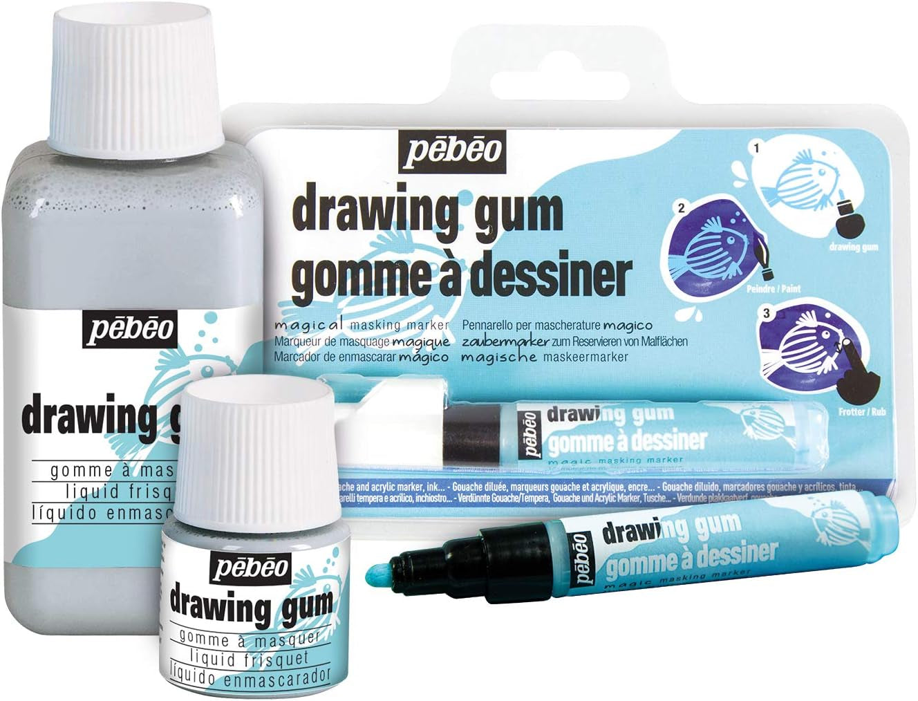 Drawing Gum Marker 4Mm-Latex Free