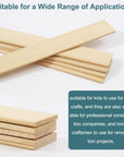 Birchwood Paint Stir Sticks,Mixer Paddles,14 Inch Craft Sticks,50 Pcs