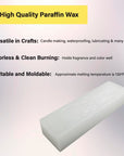 Paraffin Wax - 1 Lb Refined General Purpose Paraffin Wax - Pure Wax for DIY Candle Making, Canning, Waterproofing, Metal Preservation and More