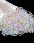 UV Resin Droplet Bubble Beads Fillers 0.4 Mm to 3 Mm for DIY Shaker Resin Molds Pendant Jewelry Making (Transparent and Bright Colors), 100 G