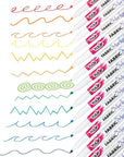 Permanent Nontoxic Fabric Markers, 20 Pack, Multicolor