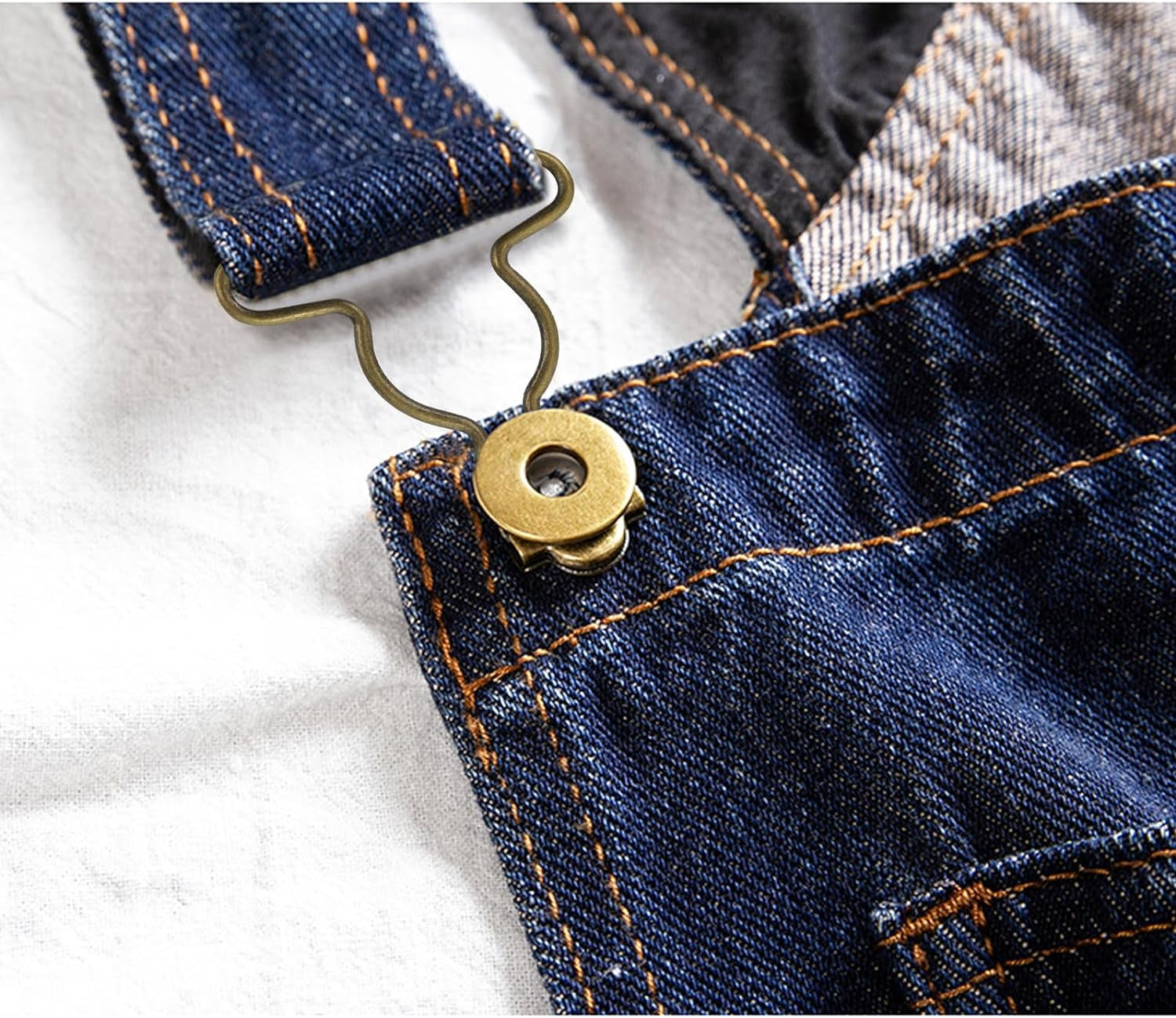 12Pcs Suspender Clips Dungaree Overall Buckles Matal Overall Clasp Replacement 1.5 Inch Overall Clips