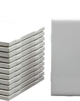 12 Pack of Glossy White Glazed Ceramic Tiles for Alcohol Ink Painting, Decorating, Arts & Crafts, 4.25 X 4.25 Inch Square, Ready-To-Paint Ceramics