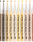 Skin Tone Acrylic Paint Pens, Paint Markers for Wood,Glass,Fabric,Rocks Painting Paint Pens (0.7Skin Tone)
