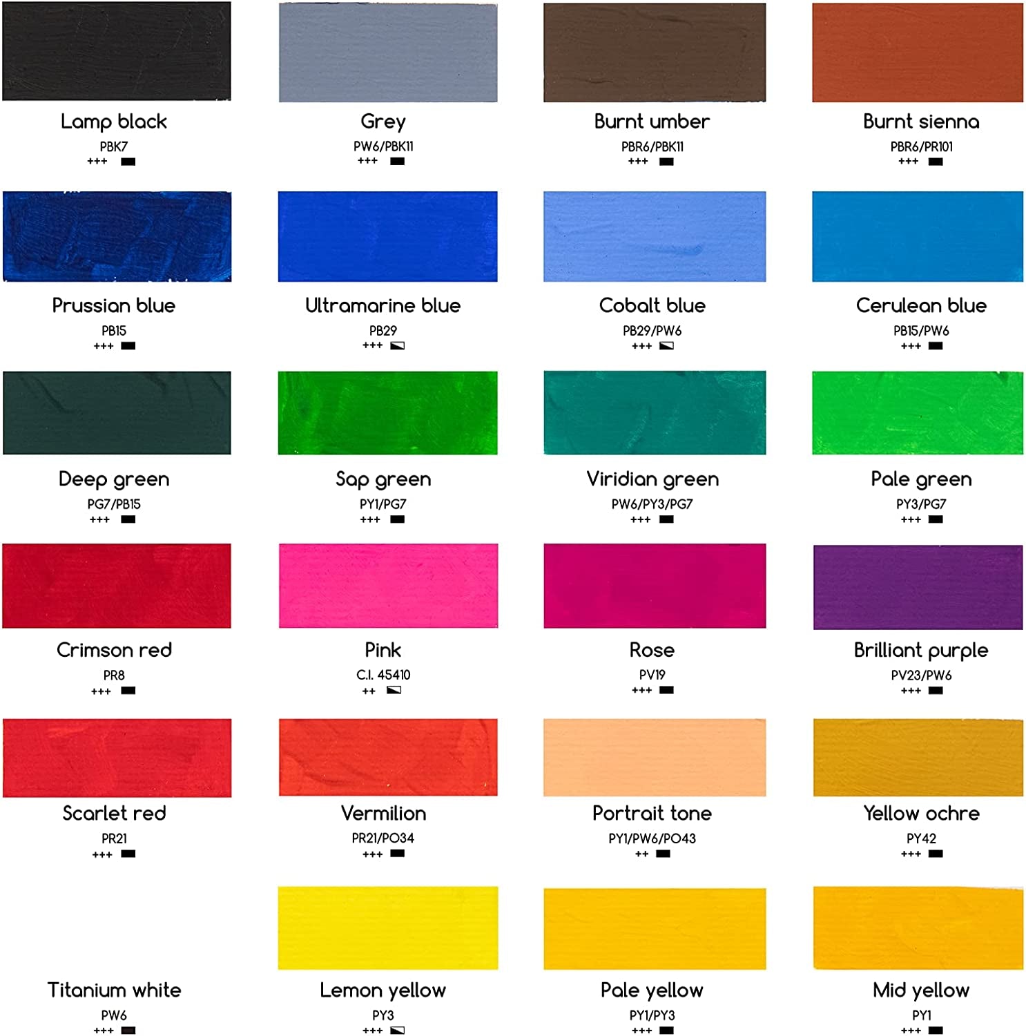 Gouache Paint Set, Non-Toxic 24 X 12Ml/0.4Oz Water-Based Gouache Tubes Paints for Canvas & Paper, Art Supplies for Artist, Adults, Kids, Beginners