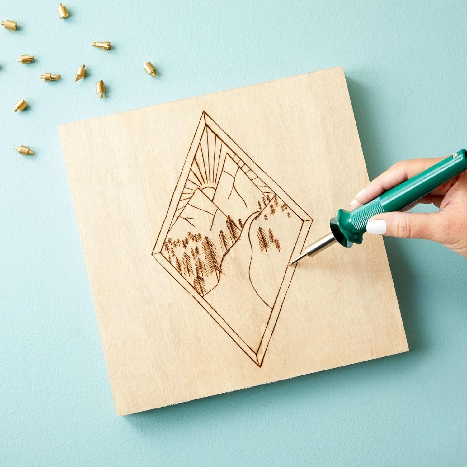 6 Pack 10X10 Wood Panels for Painting, Unfinished Wood Canvas Boards, 0.83" Deep Cradle Artist Wall Canvases for Crafts