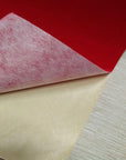 Self Adhesive Flock Velvet Backing Paper Liner for Jewelry Drawer 17.7" X 117" Peel and Stick Craft Fabric