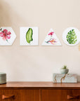12 Pieces Stretched Canvas Blank Painting Canvas 6 Inch Panel Artist White Canvas Boards Triangle Square Hexagon round Shape Canvas Frame for Acrylic Pouring Oil Painting