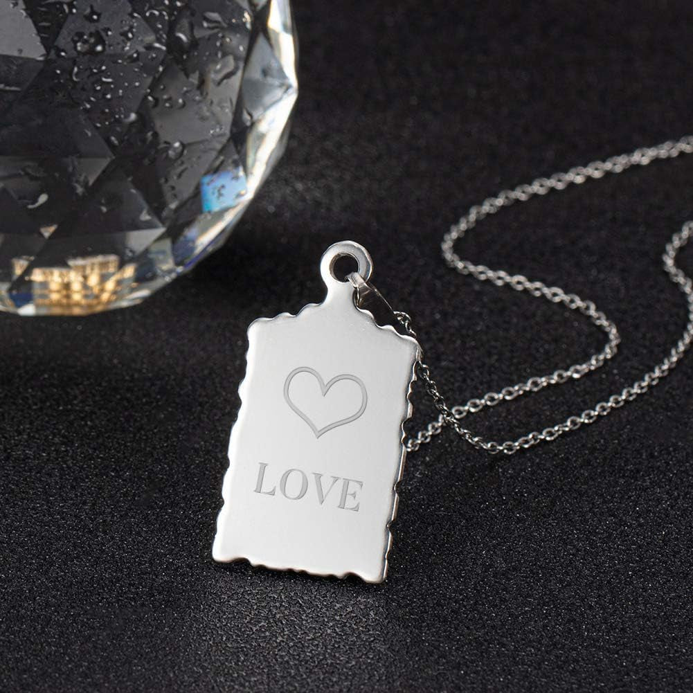 30PCS Mixed Large Stainless Steel Stamping Blanks, Round/Rectangle/Heart Pendants Charms with Black Velvet Bag and Clear Storage Box for Necklace Bracelet Making and ID Name Tags, 1Mm Thick