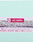T9314-035M 452370  Sketchbook, Drawing Notebook, 8.3 X 5.9 Inches (21 X 15 Cm), Fresh Mint