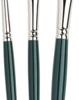 Winton Long Handle Brush (3 Pack) (Round 4, Filbert 6, Flat 8)