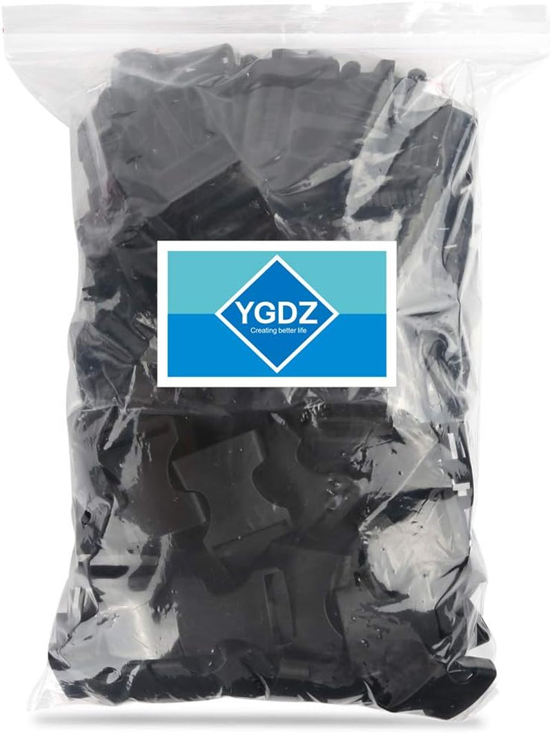 1 Inch Plastic Buckles, 80 Side Release Strap Buckles and Slides Parachute Buckles for DIY Backpack Luggage Strap