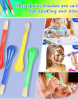 4 Piece Kids Paint Brushes, Jumbo Children'S Paintbrushes Artist Paint Brushes with Easy to Hold Handles Grip Toddler Tempera Paint Brushes Kids Craft Paint Brushes for Kids Painting