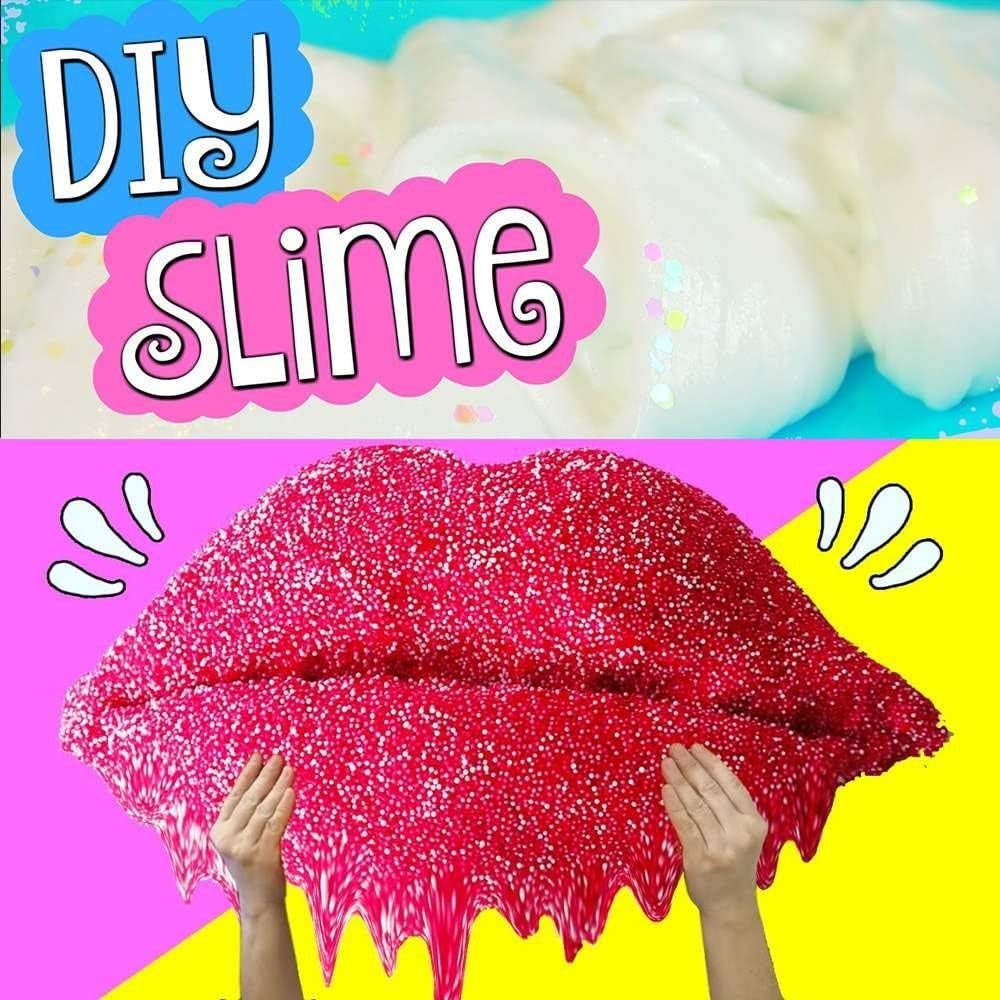 Foam Balls for Slime,16 Sets with Slime Tools (120000 Pcs) 0.08-0.32 Inch Colorful Styrofoam Balls Beads Mini Small Foam Beads for Slime Decorative Ball Arts DIY Crafts Supplies for Homemade Slime