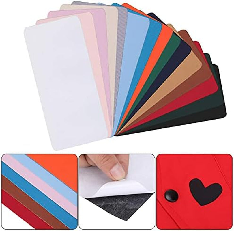 15 Pieces Nylon Repair Patches Self-Adhesive Nylon Patch Waterproof Lightweight Repair Patches for Clothing down Jacket Repair Holes Tearing (20 X 10 Cm)