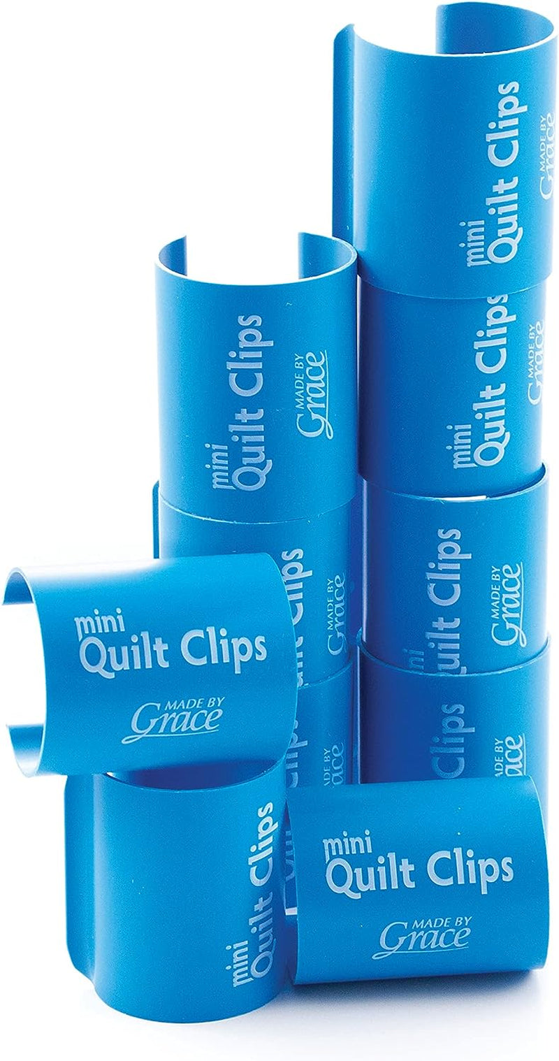 Grace Start-Right Quilt Clips | Rail Clips for Quilting Frames | Fabric Management Quilt Clips for Rolling Rail Frame Quilting or Hand Quilting (Pink 2" Diameter Quilt Clips)