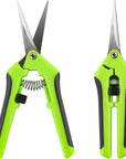 2 Ergonomic Spring-Action Scissors,Spring-Loaded Craft Shears with Stainless Steel Blades,For Cutting Intricate Details and Tight Patterns for People with Arthritis or Limited Hand Strength