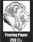 250 Sheets Tracing Paper for Drawing Light up Tracing Paper Pad Translucent Paper Sketching Tracing Paper Pencil Marker Ink DIY Crafts Painting Works(9 X 12 Inch)