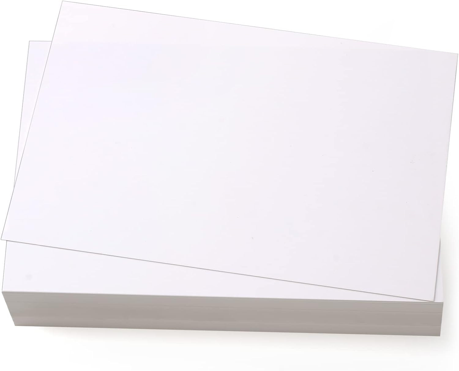 56 Pack 5X7 Cardstock Paper, White Blank Cardstock, 250GSM Thick Paper, Blank Heavy Weight 90 Lb Cardstock, Printing Paper for Making Invitations, Announcements, Photos, Postcards so On