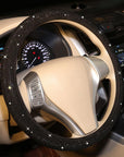 Luxury Diamond Rhinestone Steering Wheel Cover – Universal Fit & Anti-Slip