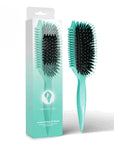 Bounce Curl Volume EdgeLift Brush, 5-in-1 Tool for Volumized, Defined Curls, Waves & Coils - Teal