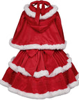 Winter Velvet Noel™ – Women’s Christmas Dress, Skirt & Hooded Cloak Set