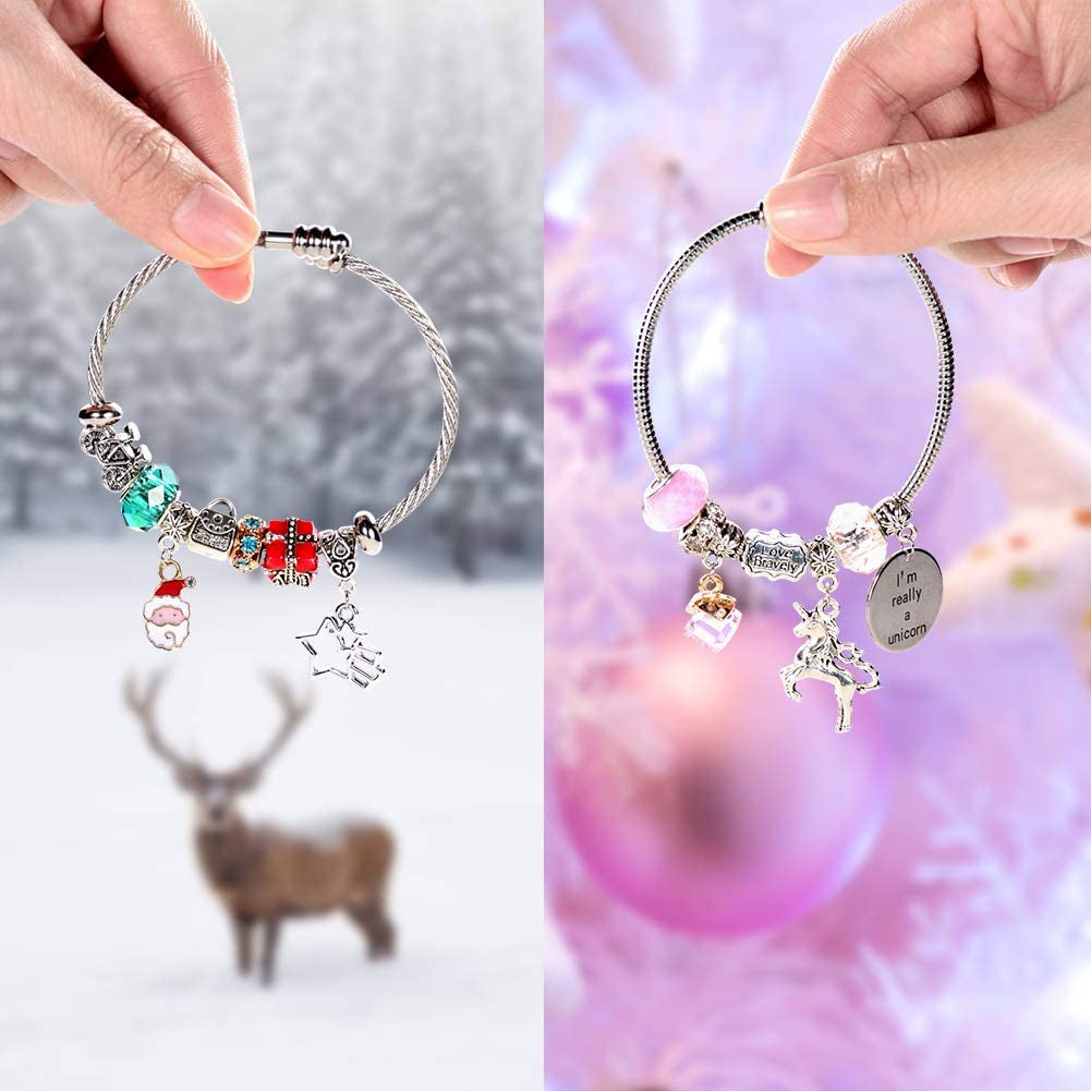 Girls Charm Bracelet Making Kit: Perfect Unicorn Girls Toy Girls Jewelry Making Kit 8-12 a Gifts for Ages 6 7 8 9 10 Crafts for Girls That Imagination Self-Expression and Inspires Creativity