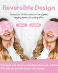 NEWGO Cooling Gel Cold Eye Mask - Pink