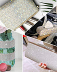 10 Rolls Self Adhesive Rhinestone Ribbon Crystal Diamond Sticker Bling Ribbon DIY Decoration with 2 Mm Rhinestones for DIY Arts Crafts,Wedding Party Decor,Car Phone Decoration.(Each Roll 1 Yard)