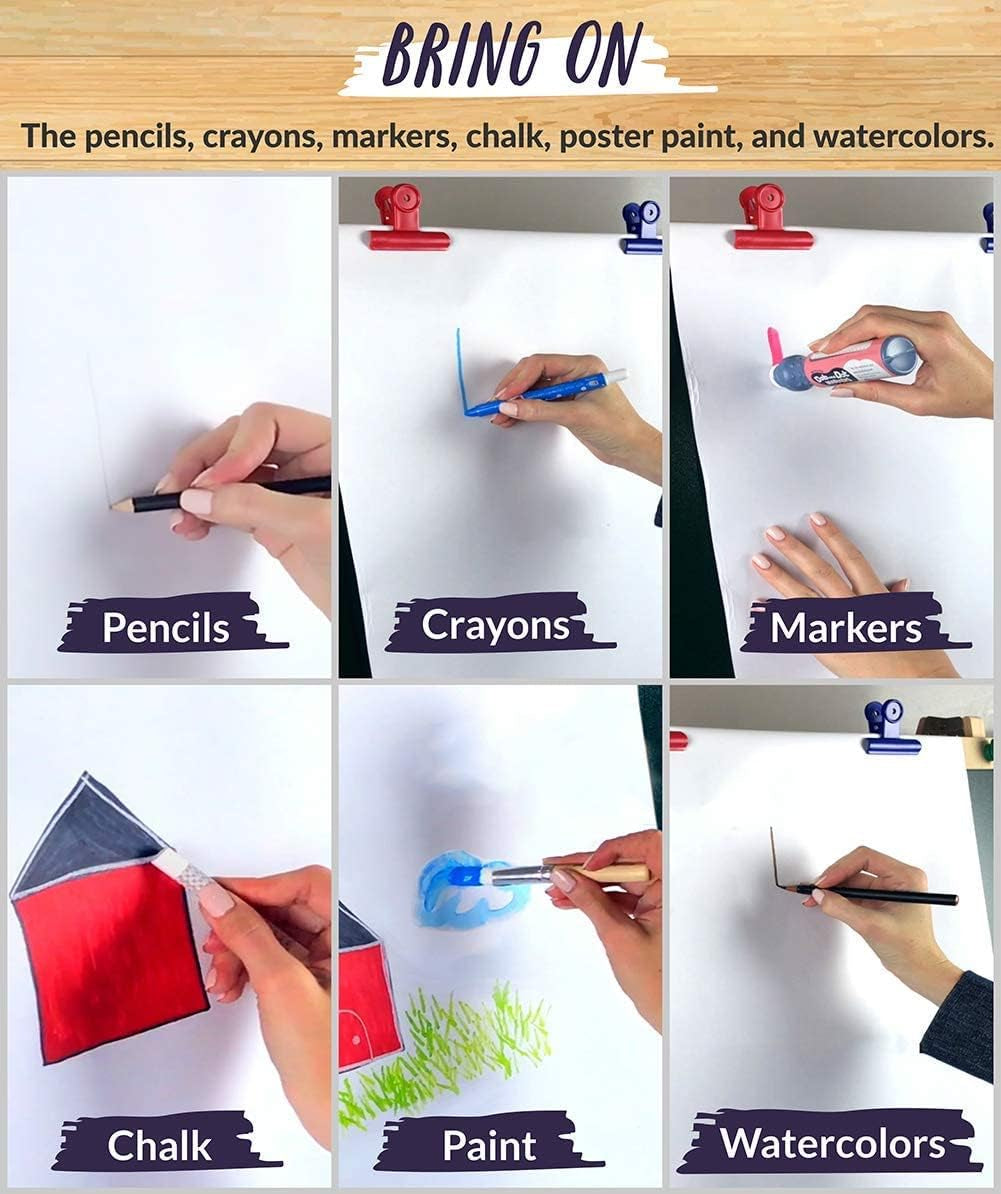 Incredible Value 3-Pack Easel Paper Roll (17 Inches X 75 Foot)