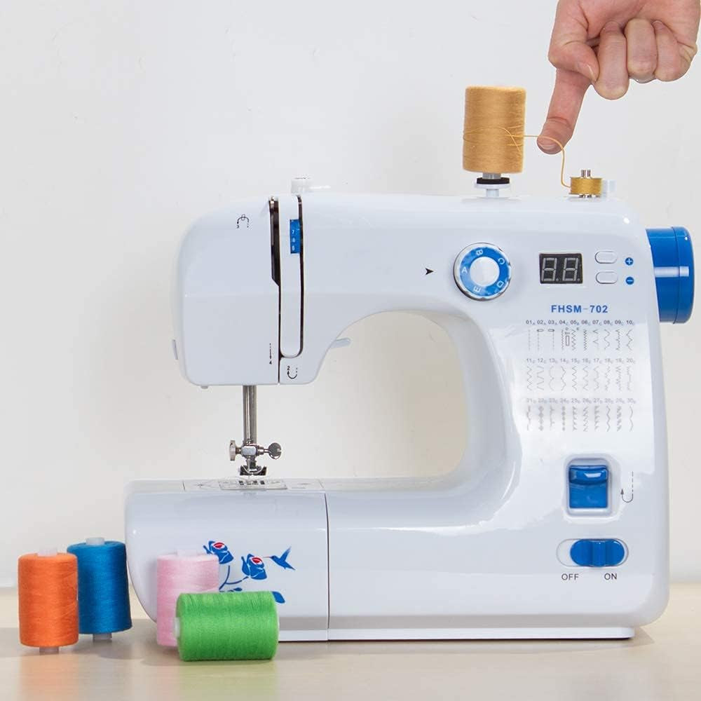 Sewing Thread Assortment Cotton Spools Thread Set for Hand & Machine Sewing, Quilting, Embroidery - 24 Colors 1000 Yards Each