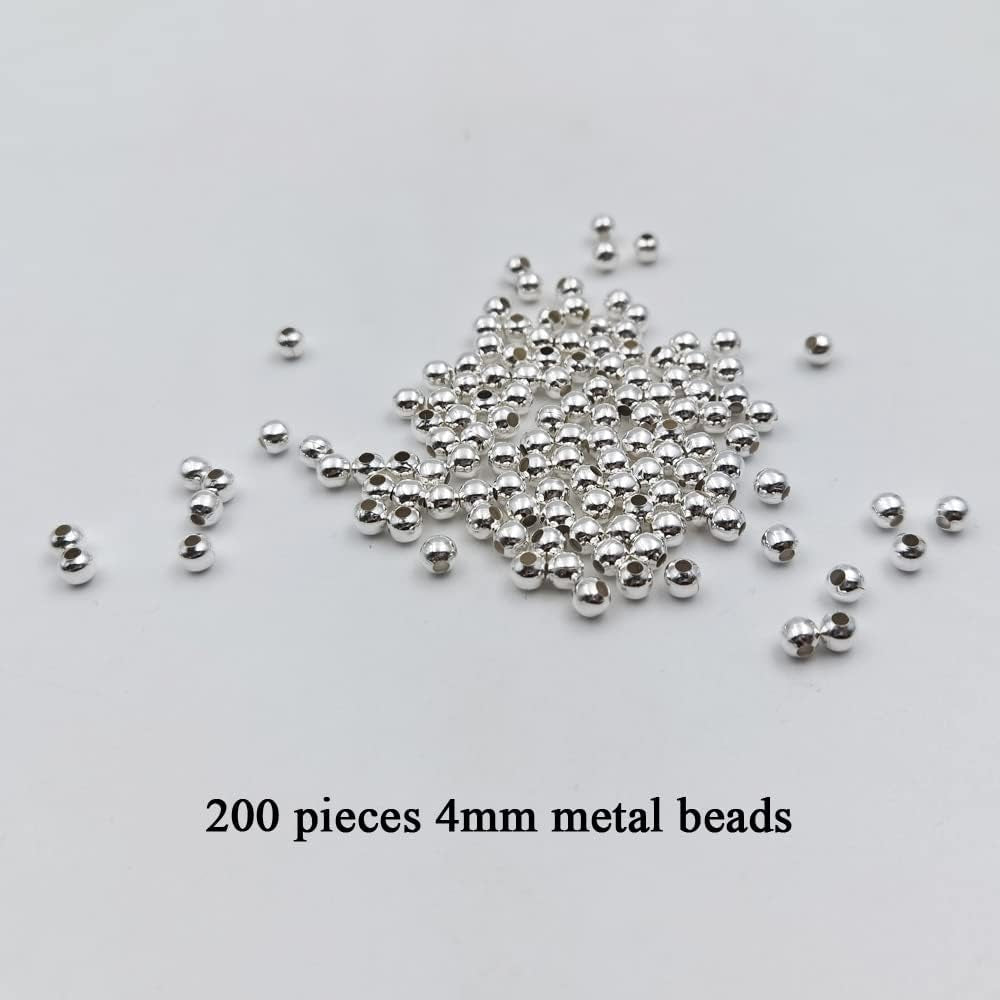 30 Colors Waxed Polyester Twine Cord 1Mm Macrame Bracelet Thread Artisan String for Jewelry Making with 200 Metal Beads, 10M Each Color