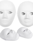 14 Pack Paper Mache Masks - 2 Sizes for Artistic Projects, Theater, Halloween, Masquerade Parties, Classroom Art