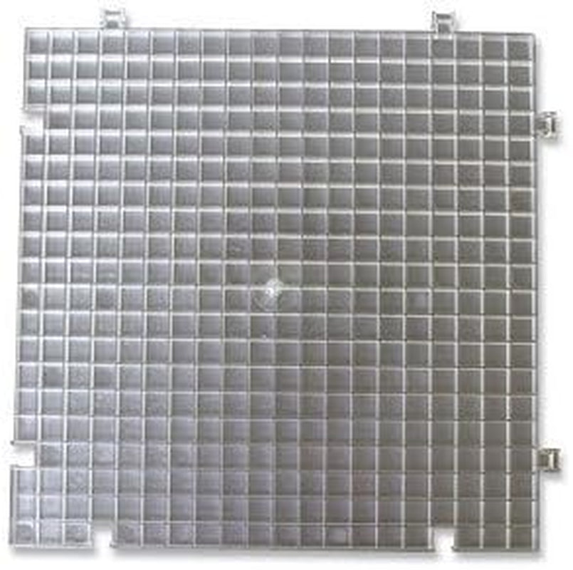 Waffle Grid 2-Pack - the Original Multi-Use Modular Grid System - Solid Bottom - Best Used for Cutting Glass, Catching Small Pieces, Contain Water, Put under Plants, Etc. - Made in USA
