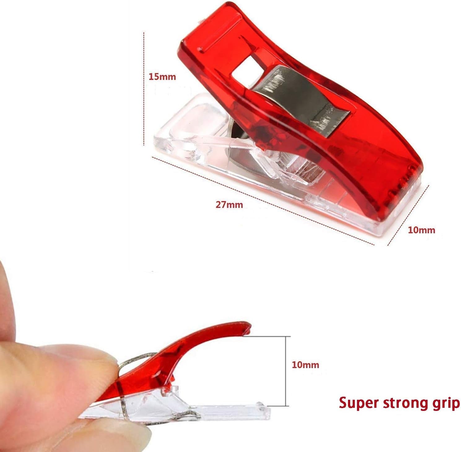 150 PCS Multipurpose Sewing Clips, Clips for Sewing, Quilting Clips for Fabric Sewing Binding Crafting, Assorted Bright Colors