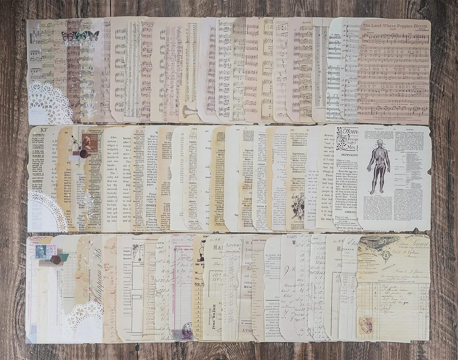 150 Sheets of Scrapbook Paper, Vintage Journaling Supplies Craft Kits for Bullet Journals Junk Planners Aesthetic Room Decor Wall Art Collage Album Cottagecore Picture Frames