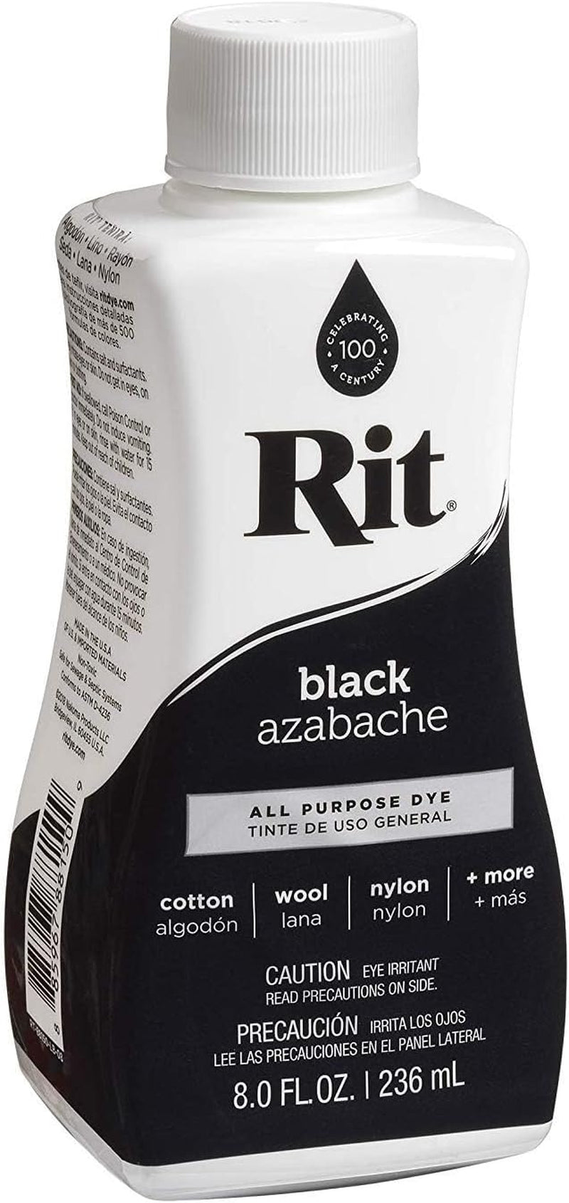 All-Purpose Liquid Dye, 8 Ounce, Black (Fоur Paсk)