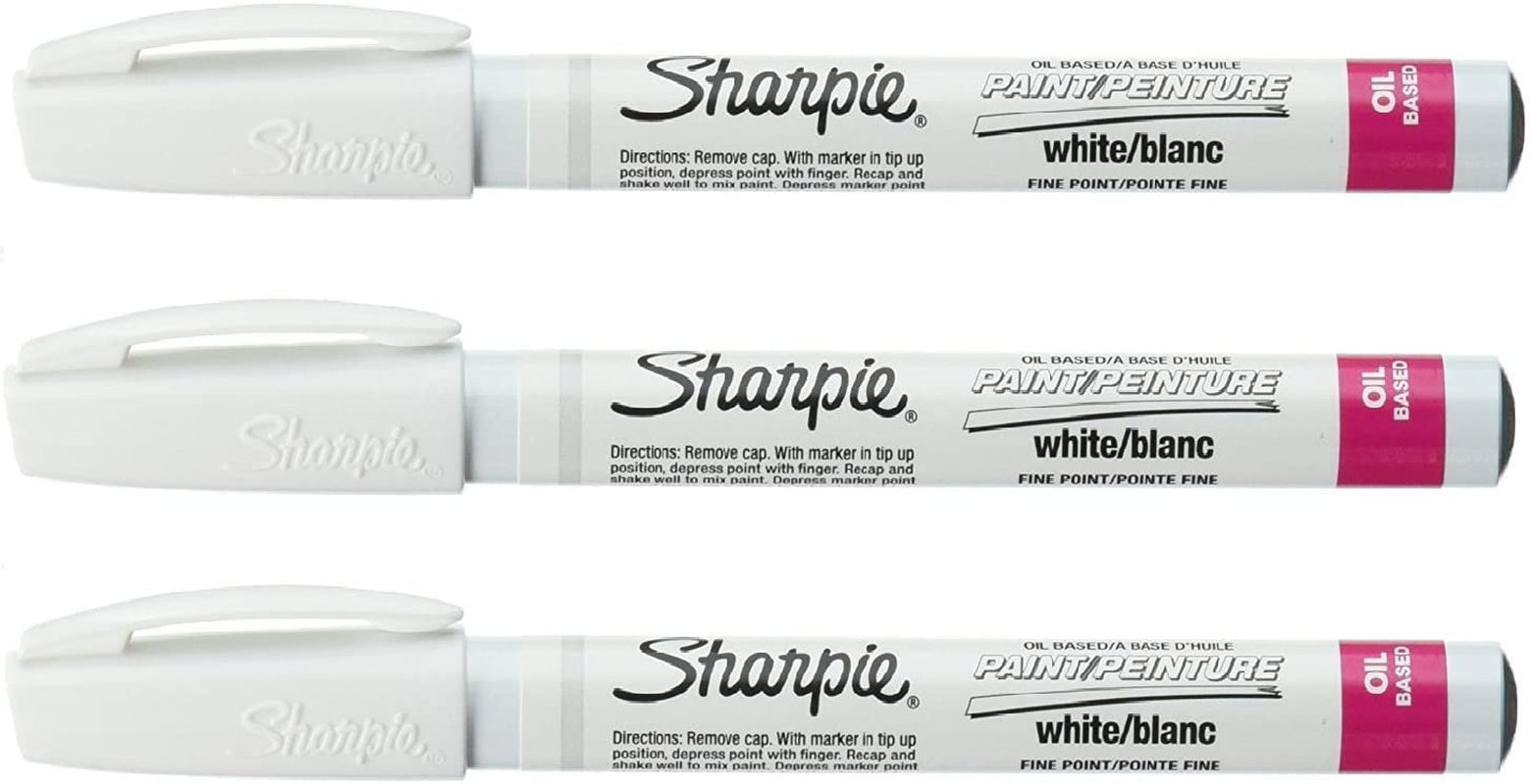 Fine Point Paint Marker [Set of 3] Color: White